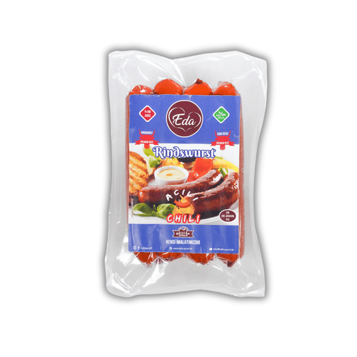Halal Chili Rindswurst – Scharfe Grillwurst aus Rindfleisch
