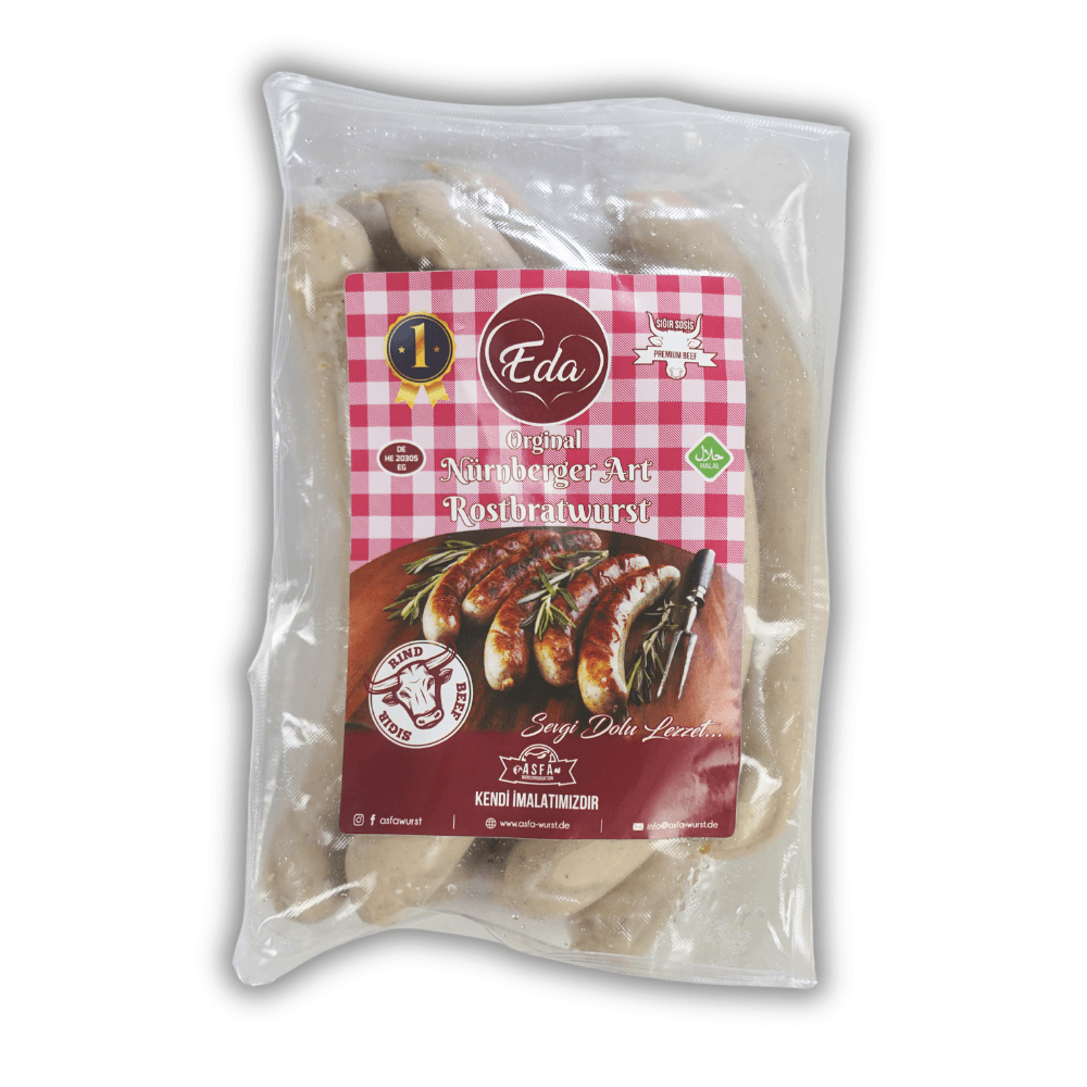 Halal Bratwurst Rindswurst – 100% Rindfleisch Genuss