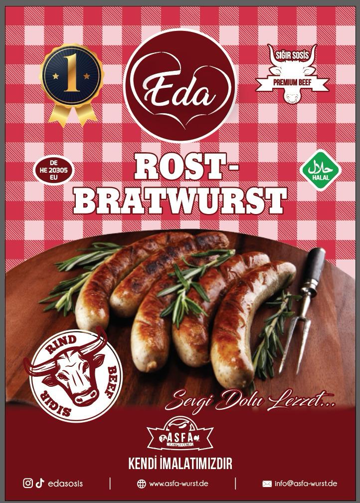 Halal Bratwurst Rindswurst – 100% Rindfleisch Genuss